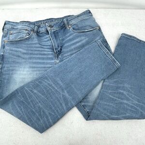 American Eagle Jeans Men Size 38x32 Airflex+ Skinny Blue Stretch AEO